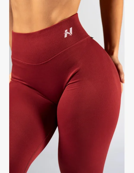 NEBBIA High-waist push-up leggings POWER rosse