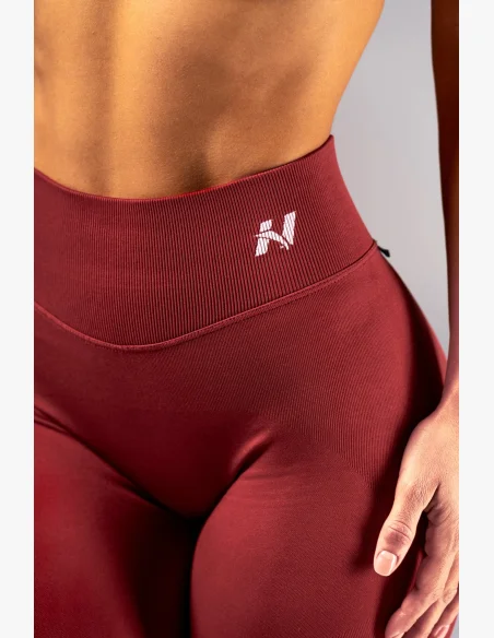 NEBBIA High-waist push-up leggings POWER rosse