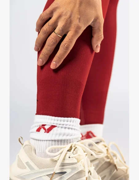 NEBBIA High-waist push-up leggings POWER rosse