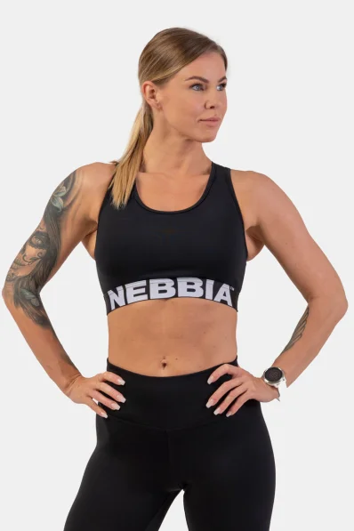 NEBBIA • Reggiseno sportivo con taglio Cross Back • NEBBIAshop.it
