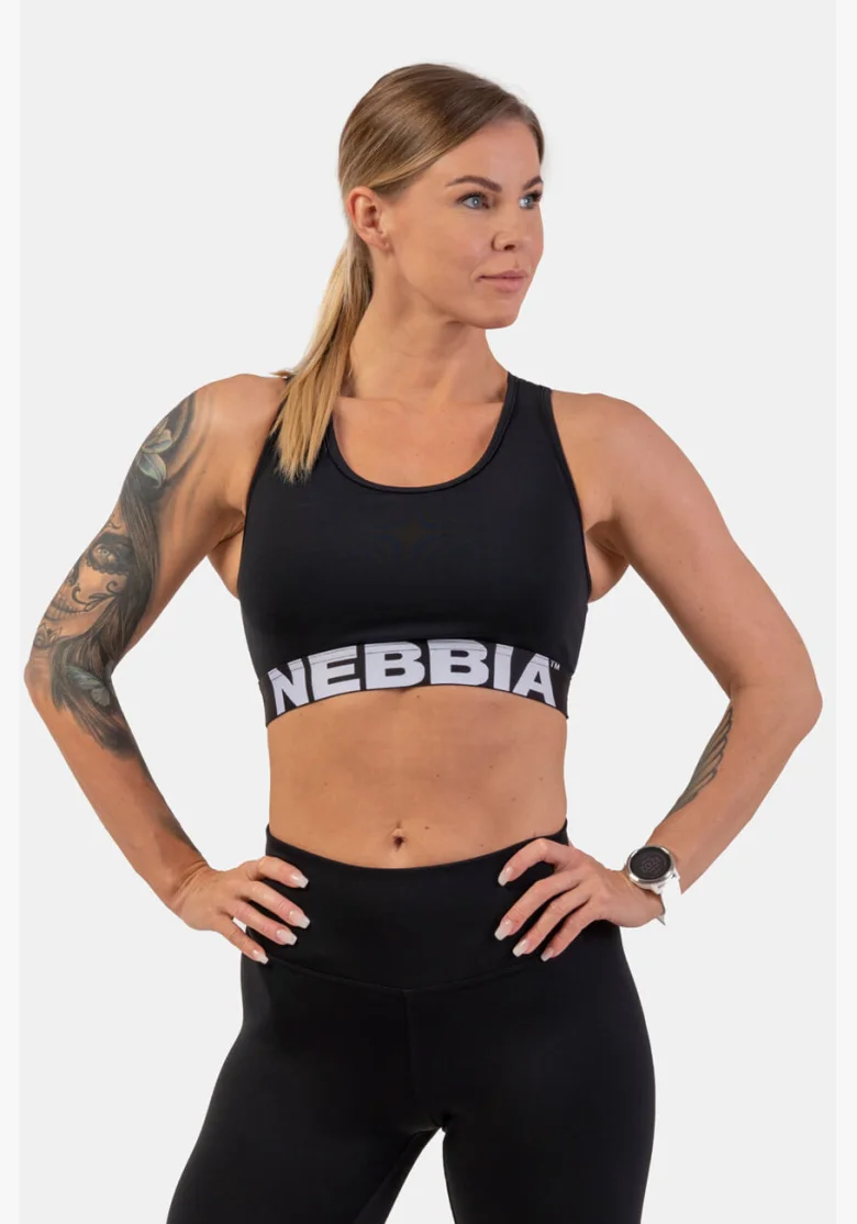 NEBBIA • Reggiseno sportivo con taglio Cross Back • NEBBIAshop.it