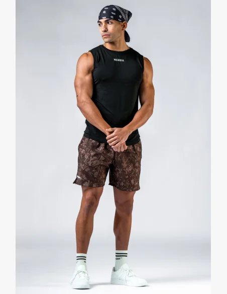 NEBBIA Seamless maglietta senza maniche POWER nera