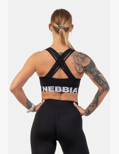 NEBBIA • Reggiseno sportivo con taglio Cross Back • NEBBIAshop.it