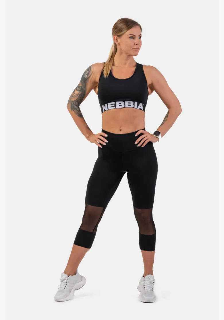 NEBBIA • Reggiseno sportivo con taglio Cross Back • NEBBIAshop.it