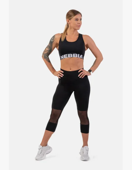NEBBIA • Reggiseno sportivo con taglio Cross Back • NEBBIAshop.it