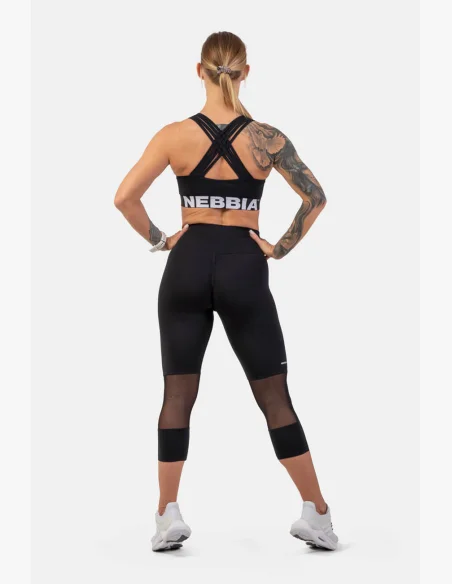 NEBBIA • Reggiseno sportivo con taglio Cross Back • NEBBIAshop.it
