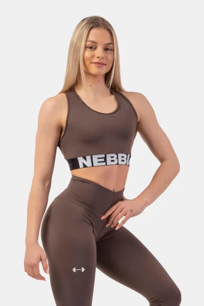 NEBBIA • Reggiseno sportivo con design Cross Back • NEBBIAshop.it