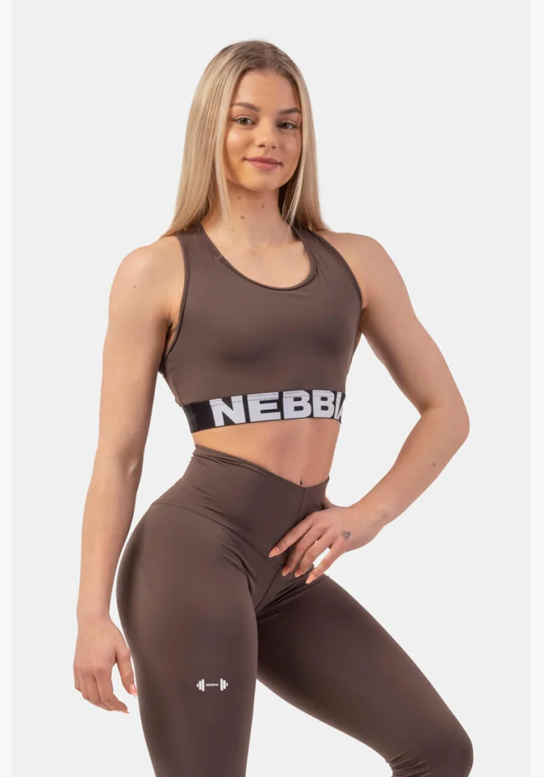 NEBBIA • Reggiseno sportivo con design Cross Back • NEBBIAshop.it