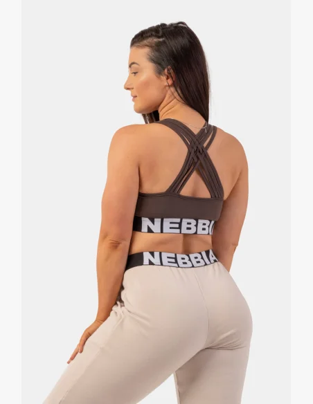 NEBBIA • Reggiseno sportivo con design Cross Back • NEBBIAshop.it