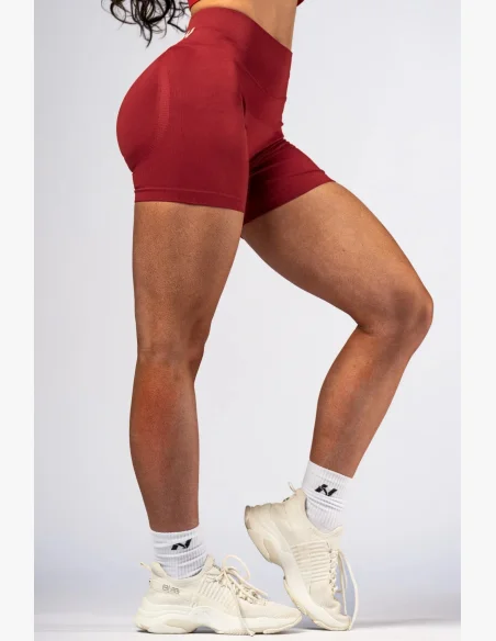 NEBBIA High-waist push-up shorts POWER rosso