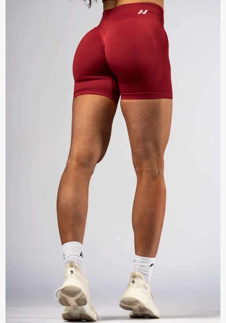 NEBBIA High-waist push-up shorts POWER rosso