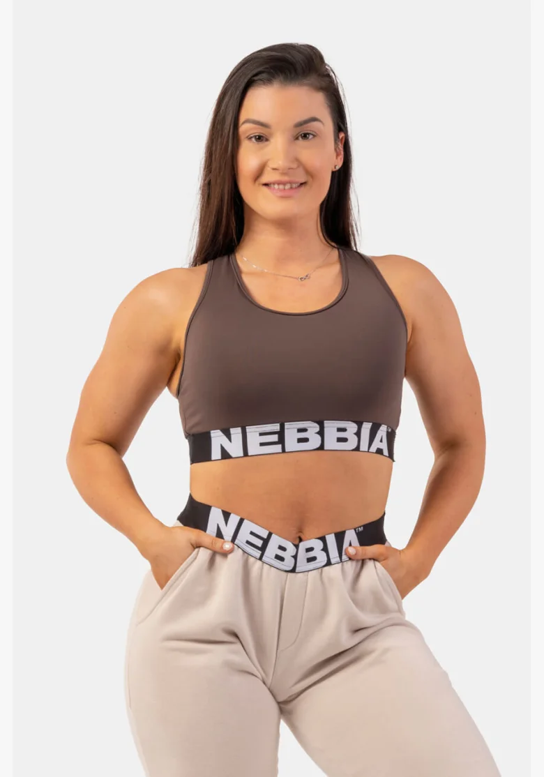 NEBBIA • Reggiseno sportivo con design Cross Back • NEBBIAshop.it