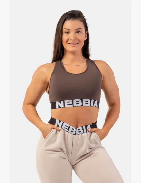 NEBBIA • Reggiseno sportivo con design Cross Back • NEBBIAshop.it