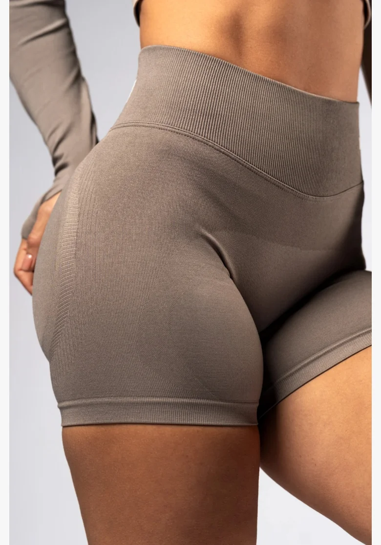 NEBBIA High-waist push-up shorts POWER beige