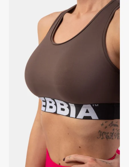NEBBIA • Reggiseno sportivo con design Cross Back • NEBBIAshop.it