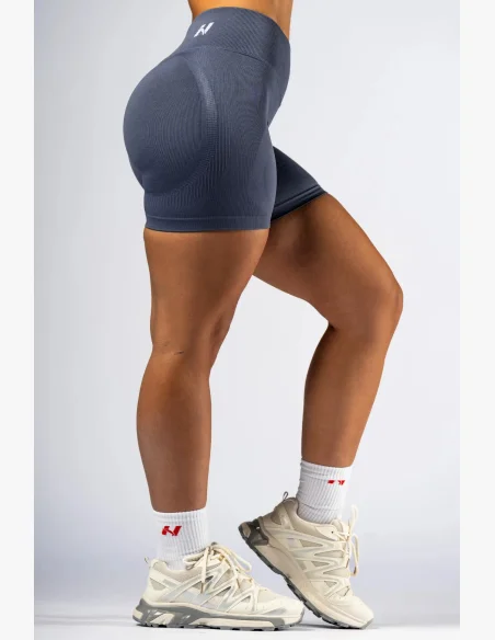 NEBBIA High-waist push-up shorts POWER grigie