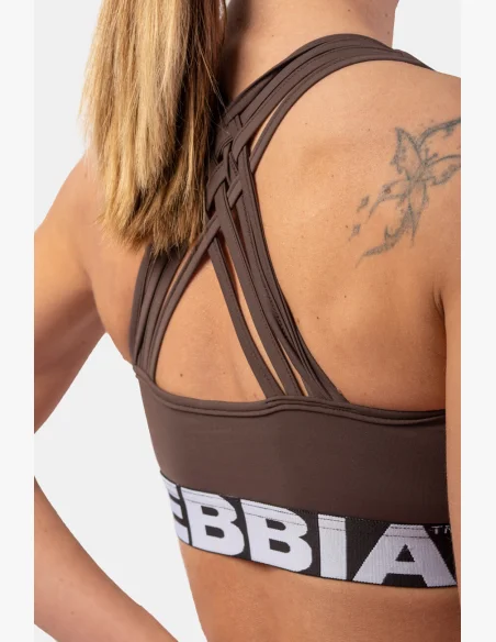 NEBBIA • Reggiseno sportivo con design Cross Back • NEBBIAshop.it