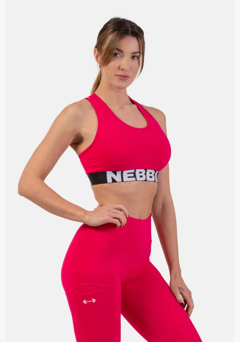 NEBBIA • Reggiseno sportivo con taglio Cross Back • NEBBIAshop.it