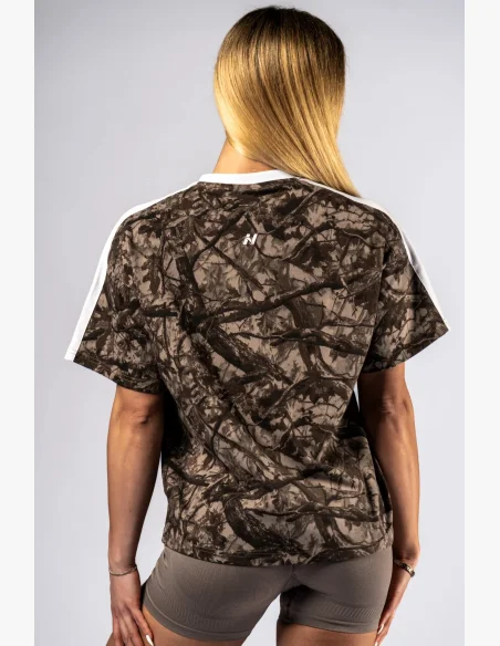 NEBBIA Relaxed fit maglia POWER camo beige