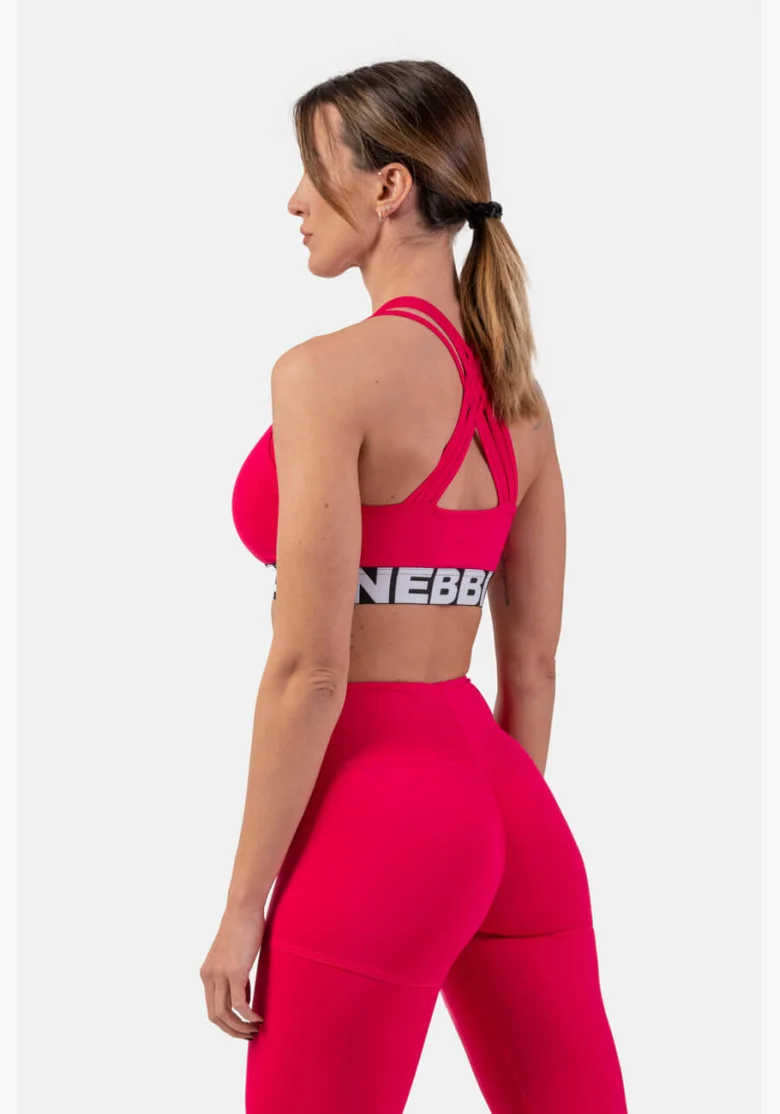 NEBBIA • Reggiseno sportivo con taglio Cross Back • NEBBIAshop.it