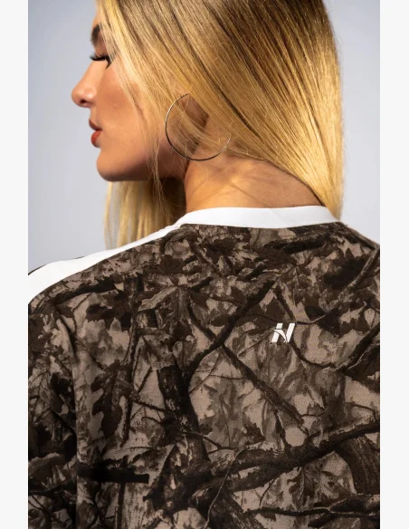 NEBBIA Relaxed fit maglia POWER camo beige