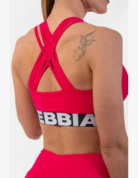 NEBBIA • Reggiseno sportivo con taglio Cross Back • NEBBIAshop.it