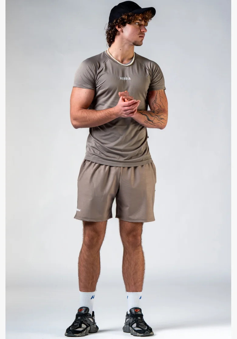 NEBBIA Seamless t-shirt a maniche corte POWER beige