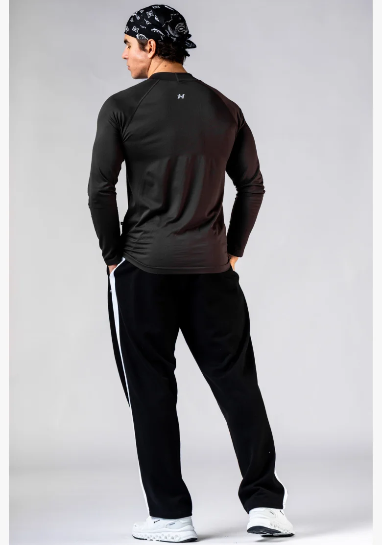 NEBBIA Seamless maglietta a maniche lunghe POWER nera