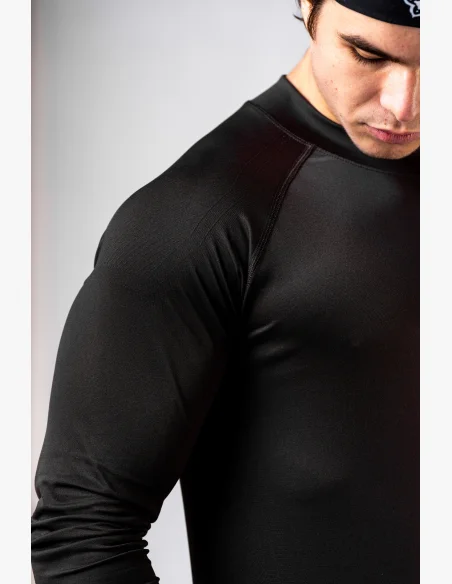NEBBIA Seamless maglietta a maniche lunghe POWER nera