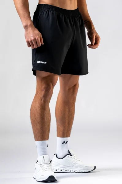 NEBBIA Pantaloncini da allenamento POWER neri