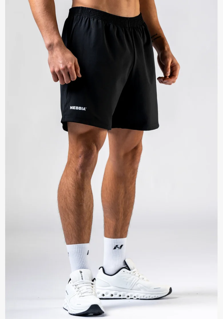 NEBBIA Pantaloncini da allenamento POWER neri