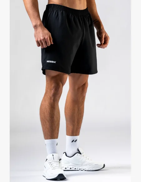 NEBBIA Pantaloncini da allenamento POWER neri