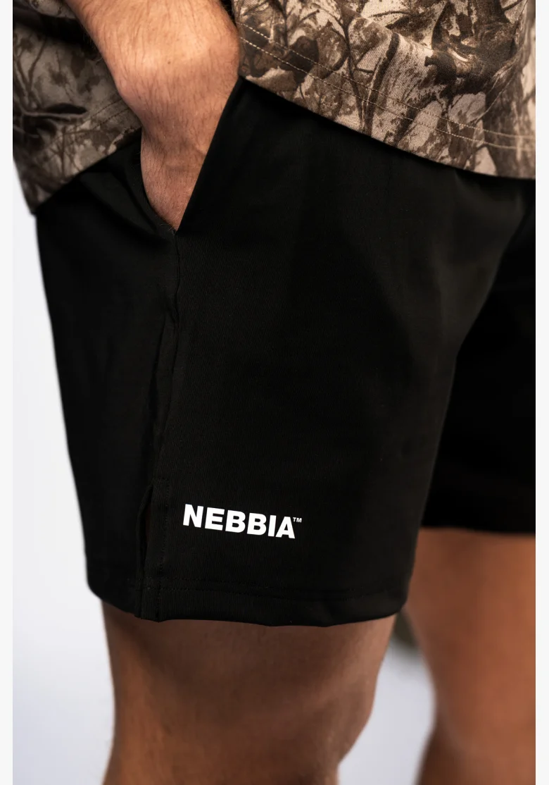 NEBBIA Pantaloncini da allenamento POWER neri
