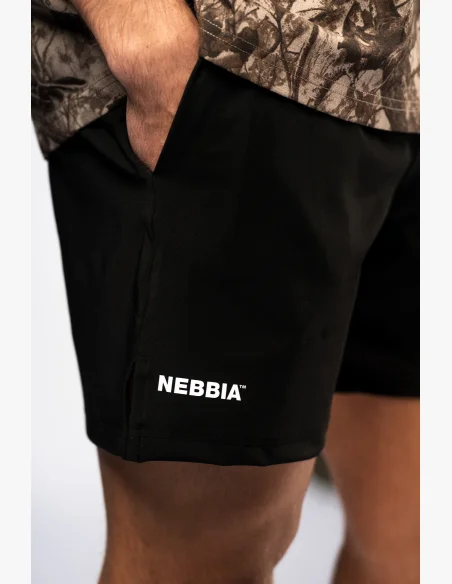 NEBBIA Pantaloncini da allenamento POWER neri