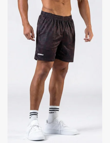 NEBBIA Pantaloncini da allenamento POWER Camo scuro