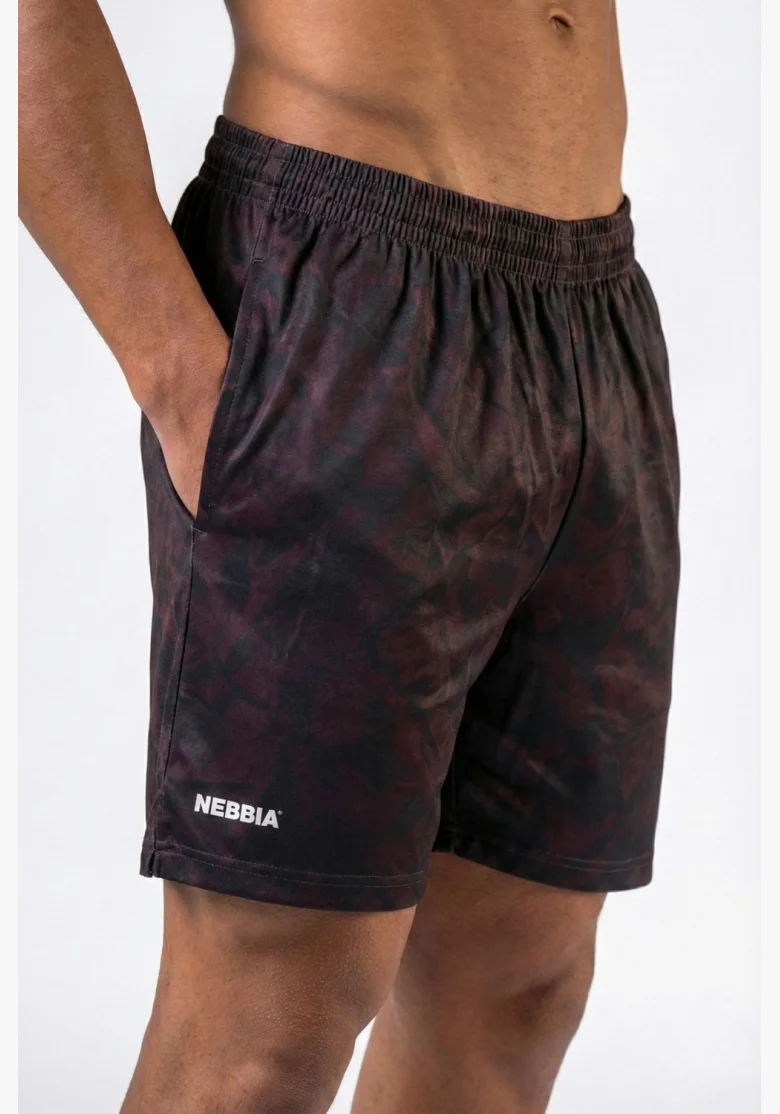 NEBBIA Pantaloncini da allenamento POWER Camo scuro