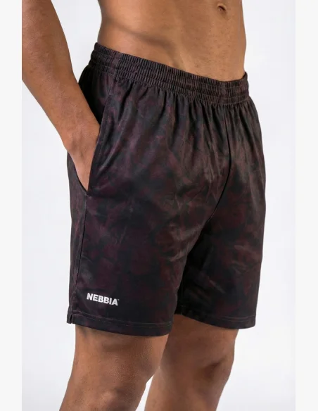 NEBBIA Pantaloncini da allenamento POWER Camo scuro