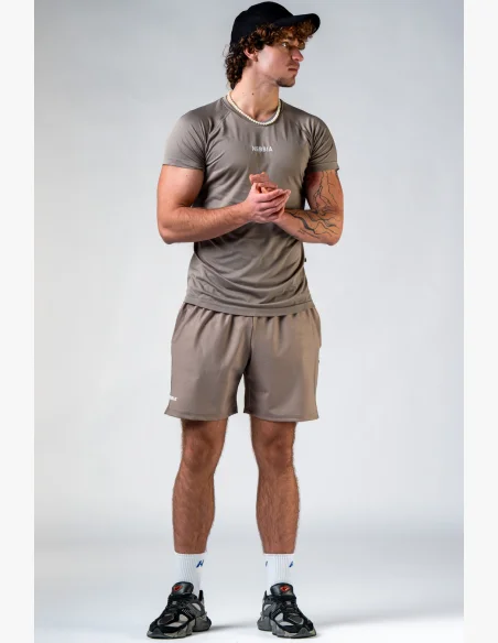 NEBBIA Pantaloncini da allenamento POWER beige