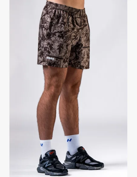 NEBBIA Pantaloncini da allenamento POWER Camo pallido