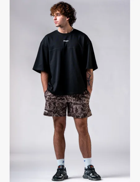 NEBBIA Pantaloncini da allenamento POWER Camo pallido