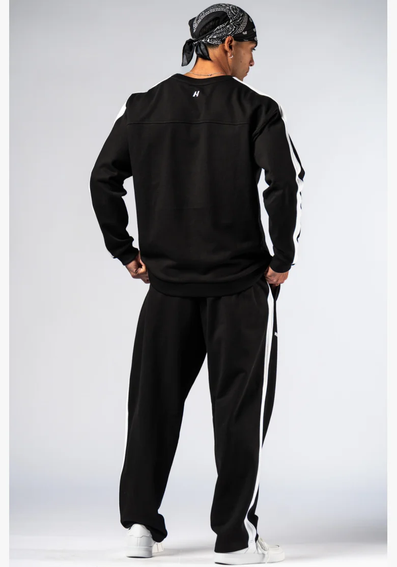 NEBBIA Relaxed fit felpa POWER nera