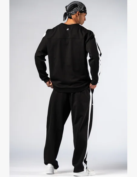 NEBBIA Relaxed fit felpa POWER nera