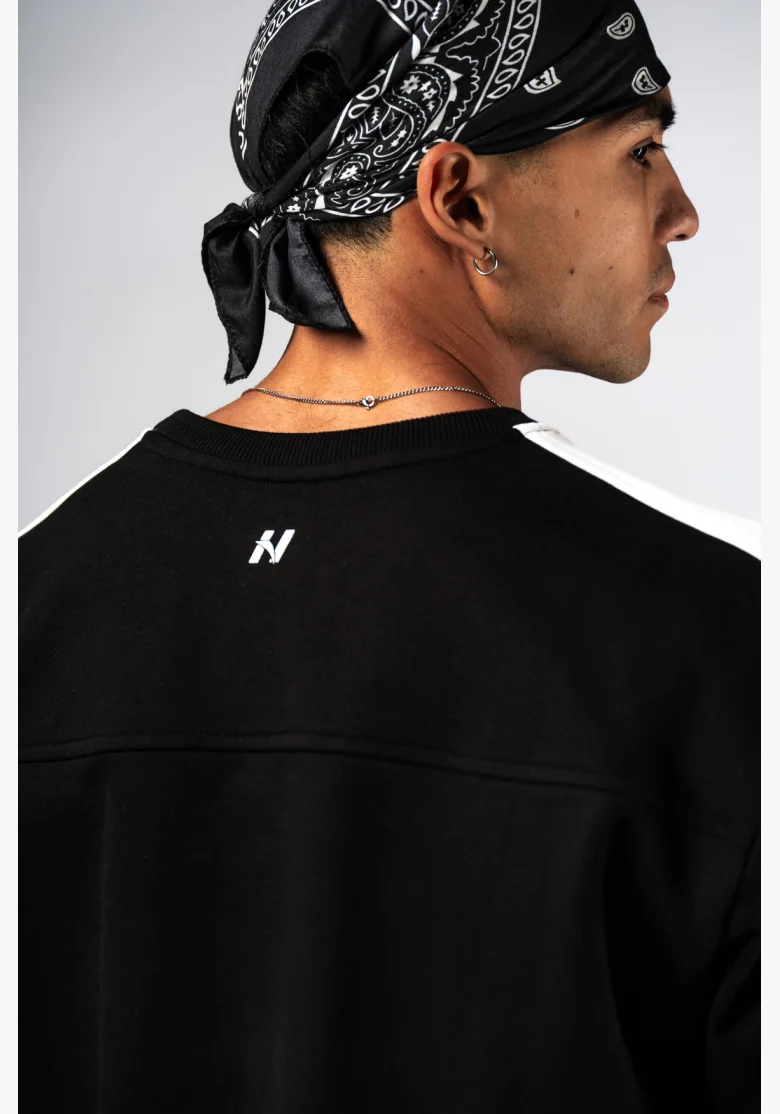NEBBIA Relaxed fit felpa POWER nera