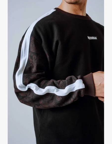 NEBBIA Felpa rilassata POWER Camo scura