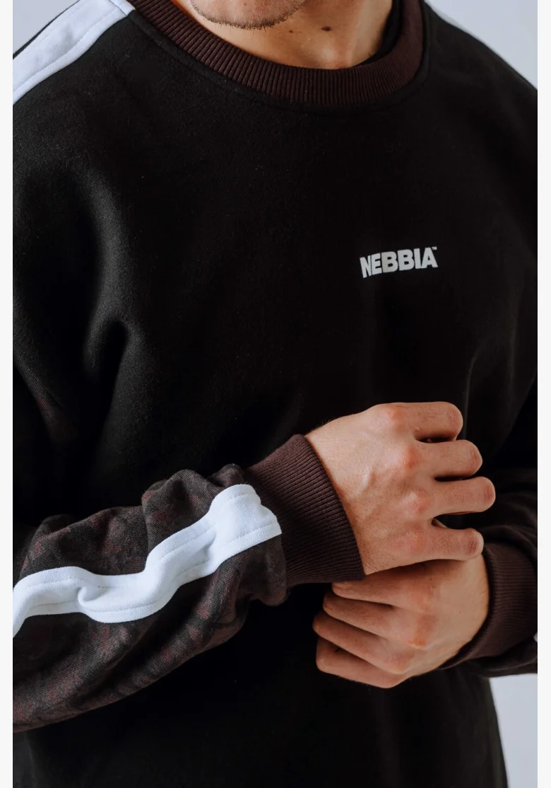 NEBBIA Felpa rilassata POWER Camo scura