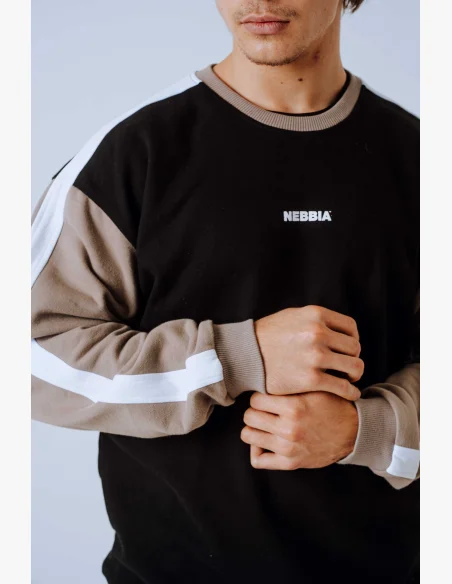 NEBBIA Relaxed fit felpa POWER beige