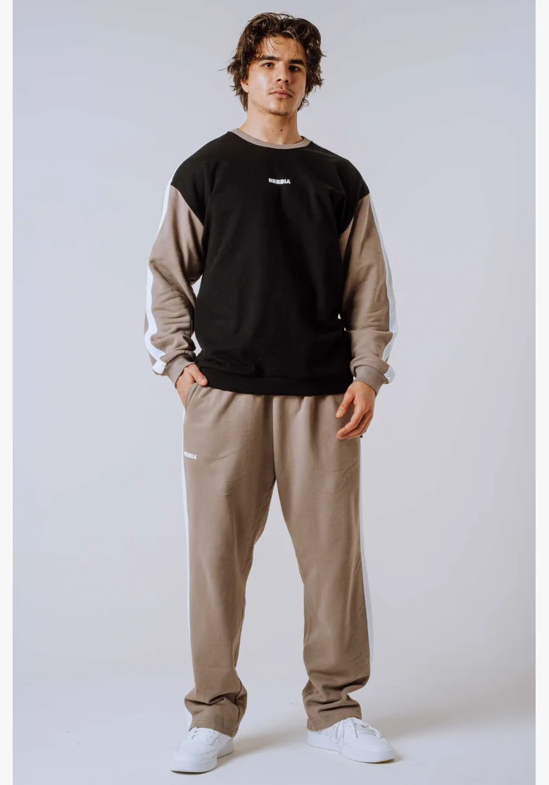 NEBBIA Relaxed fit felpa POWER beige