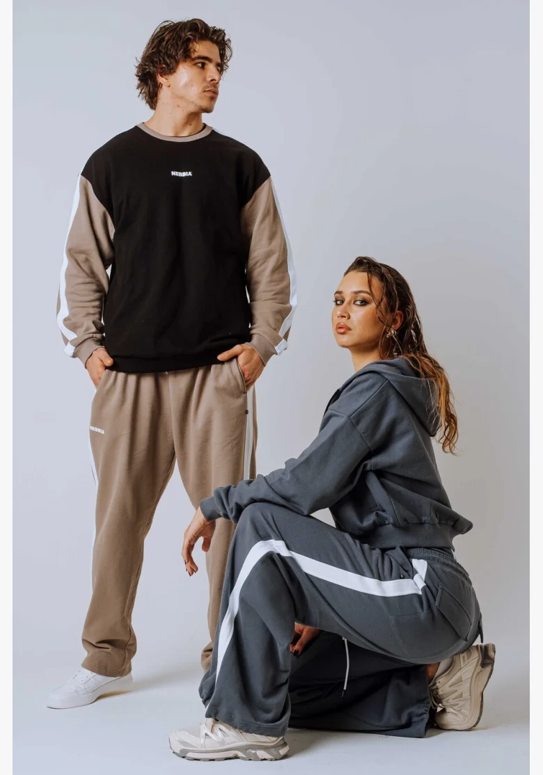 NEBBIA Relaxed fit felpa POWER beige