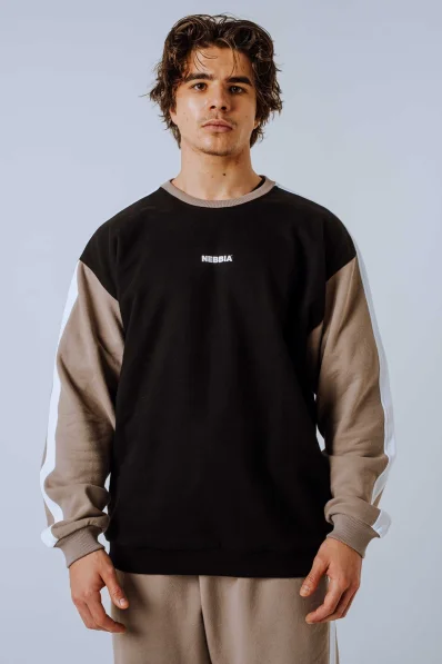 NEBBIA Relaxed fit felpa POWER beige