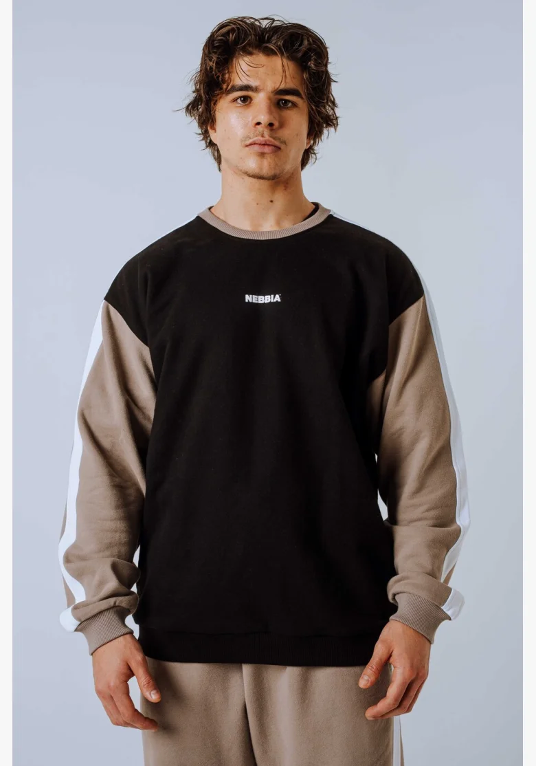 NEBBIA Relaxed fit felpa POWER beige